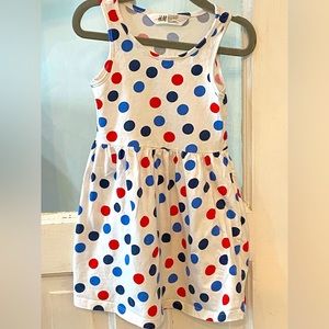 H&M polka dot dress 3-4T